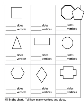 Two Dimensional Shapes - Math Quiz by Alison Horstman | TpT