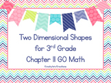 Two Dimensional Shapes for 3rd Grade - GO Math