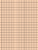 Two Graph Sheets: Full Page Grid - 1 centimeter squares - 