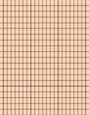 Two Graph Sheets: Full Page Grid - 1 centimeter squares - 