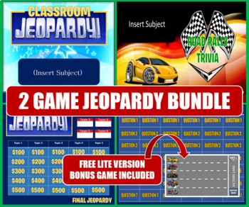 Preview of Jeopardy Templates -Bundled (Money Saver)