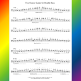 Two Octave Bass Scale Sheet