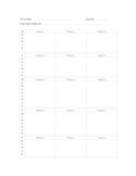 Two-Page Weekly Lesson Plan Template