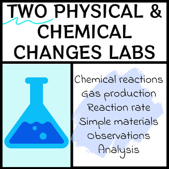 Preview of Two Physical & Chemical Lab Classes - Simple Material List