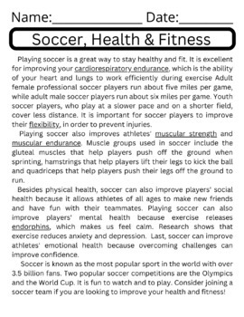 articles about physical education and health