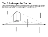 Two Point Perspective Practice Worksheet