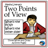 Two Points of View - Media Literacy Free Activity Sheets