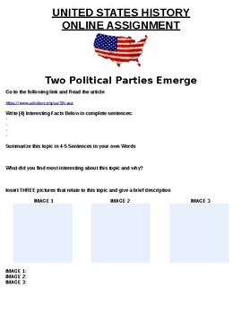 political parties internet assignment answers