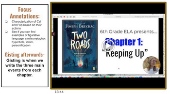 Preview of Two Roads by Joseph Bruchac ENTIRE Teaching Slide Deck!