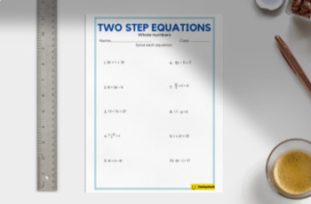 Preview of Two Step Equations