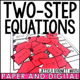 Two Step Equations Activity Hands On Matching