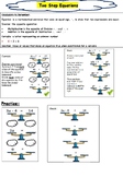 Two-Step Equations Cheat Sheet