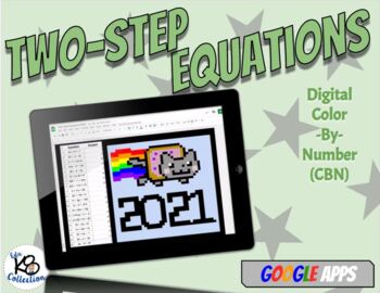 Preview of Two-Step Equations - Color By Number