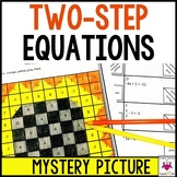 Two Step Equations Coloring Activity | 2 Step Equations Wo