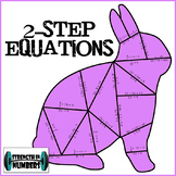 Two-Step Equations Bunny Rabbit Puzzle