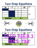 Two-Step Equations Graphic Organizer