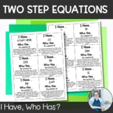 Two Step Equations I Have, Who Has TEKS 7.10c CCSS 7.EE.4
