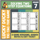 Two-Step Equation Practice | Lucky Ducky Review Game | Not