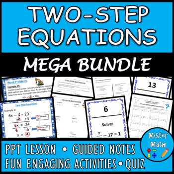 Preview of Two-Step Equations MEGA BUNDLE