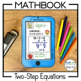Two-Step Equations Activity - Mathbook