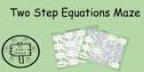 Two Step Equations Maze - Digital Maze