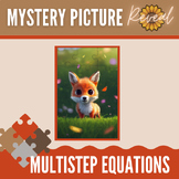 Two Step Equations - Mystery Picture Young Fox Jigsaw Puzzle