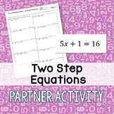 Two Step Equations Partner Practice