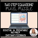 Two Step Equations Pixel Puzzle