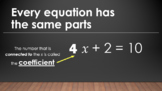 Two-Step Equations PowerPoint