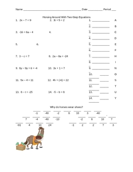 18+ Two Step Equations Worksheet Pictures - Sutewo