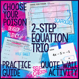 Two Step Equations Trio