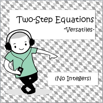 Preview of Two Step Equations - Versatiles