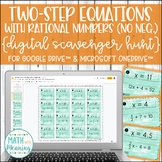 Two-Step Equations With Rational Numbers No Negatives DIGI