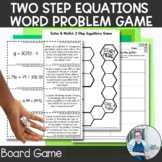 Two Step Equations Word Problem Game TEKS 7.10 7.11