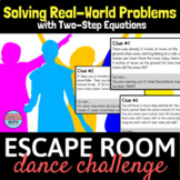 Two Step Equations Word Problems Activity