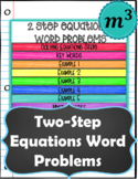 Two Step Equations Word Problems ➡ Digital Notes + 2 QUIZZ