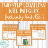 Two-Step Equations with Integers Activity Mini-Bundle