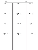 Two Step Equations with Numerator & Denominator Worksheets