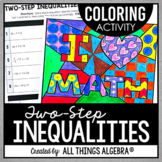 Two-Step Inequalities | Coloring Activity