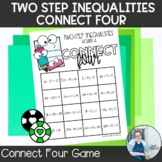 Two Step Inequalities Connect Four TEKS 7.10 7.11 - Math G