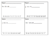 Two Step Inequalities Exit Slip