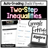 Two Step Inequalities Google Forms Homework