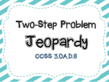 Preview of Two Step Problem Solving JEOPARDY