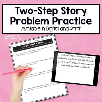 Preview of Two-Step Story Problems