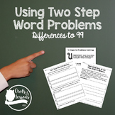 Two Step Subtraction with and without Regrouping Word Problems