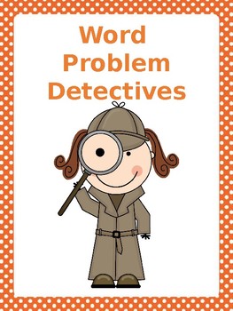 Preview of Two Step Word Problem Detectives
