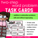 Two Step Word Problem Task Cards {Addition & Subtraction}
