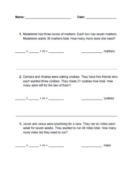 my homework lesson 8 solve two step word problems