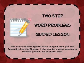Preview of Two Step Word Problems