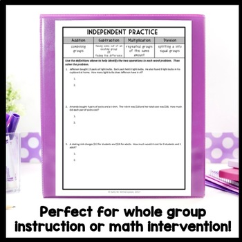 Multistep Word Problems, 4th Grade Lesson Packet, Multi ...